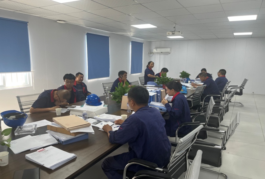 公司開展年度質量、環境、職業健康安全管理體系內審工作